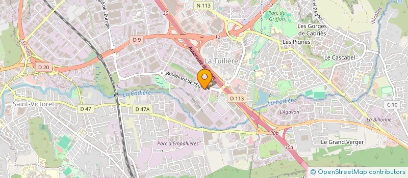 localisation de l'entreprise LA PHOCEENNE DE MATERIEL à VITROLLES