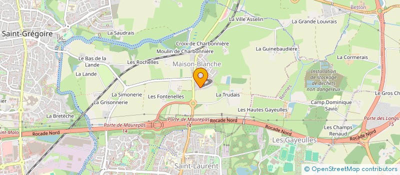 localisation de l'entreprise LA PHOEBOUILLE  SAINT-GREGOIRE