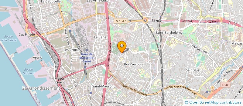 localisation de l'entreprise LA PHOTOGRAVURE TRANSFERT ON LINE à MARSEILLE