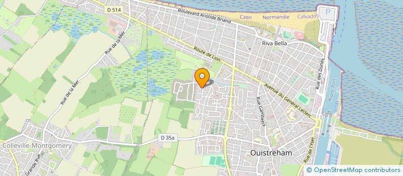 localisation de l'entreprise LA PHRASE à OUISTREHAM