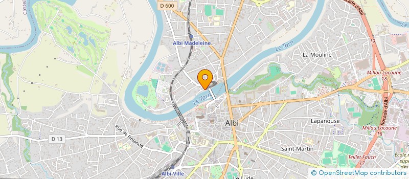 localisation de l'entreprise LA PIALE à ALBI