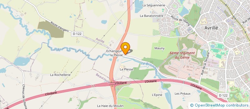 localisation de l'entreprise LA PIARDIERE à AVRILLE