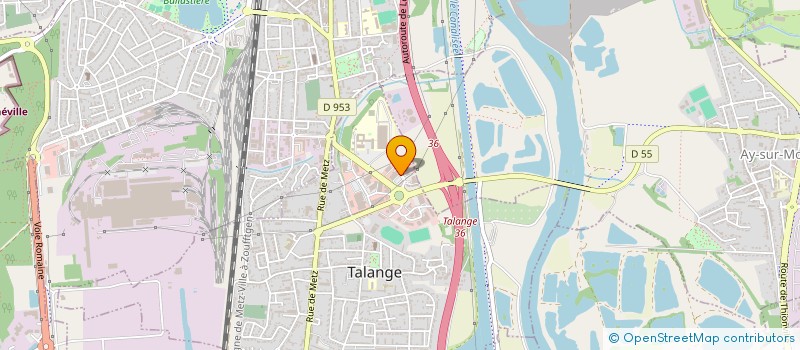 localisation de l'entreprise LA PIAZZA  TALANGE