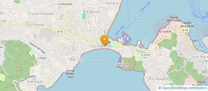 localisation de l'entreprise LA PIAZZA à LA SEYNE-SUR-MER