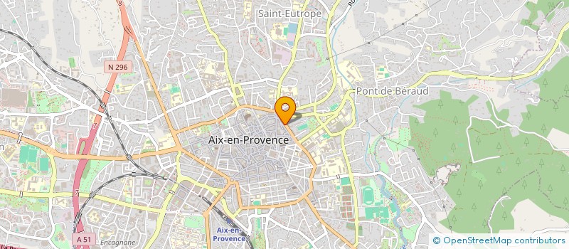 localisation de l'entreprise LA PIAZZA PAINPAIN à AIX-EN-PROVENCE