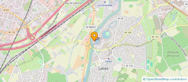 localisation de l'entreprise LA PIAZZA SARL à LATTES