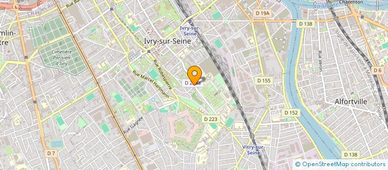 localisation de l'entreprise LA PIAZZETA  IVRY-SUR-SEINE