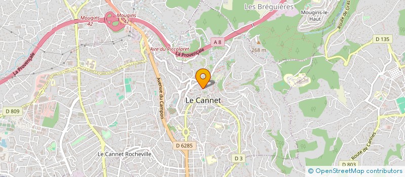 localisation de l'entreprise LA PIAZZETTA à LE CANNET