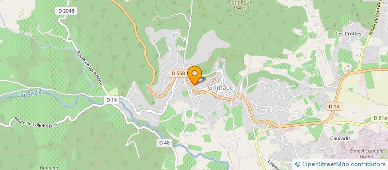 localisation de l'entreprise LA PIC  GRIMAUD