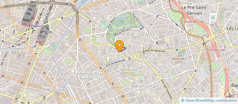 localisation de l'entreprise LA PICA  PARIS