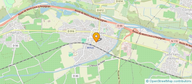 localisation de l'entreprise LA PICADA  MILLAS