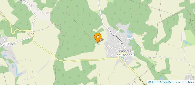 localisation de l'entreprise LA PICARDE  BRANCOURT-EN-LAONNOIS
