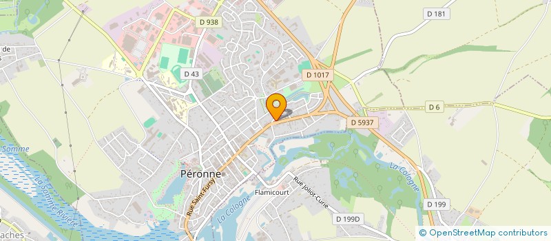 localisation de l'entreprise LA PICARDIERE à PERONNE