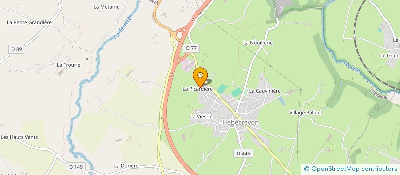 localisation de l'entreprise LA PICARDIERE  THEREVAL