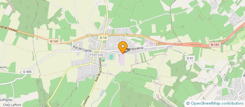 localisation de l'entreprise LA PICAUDRIE à HIERSAC