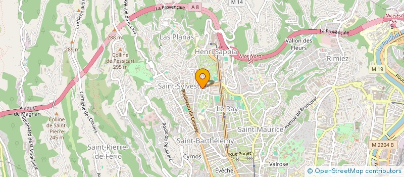 localisation de l'entreprise LA PICCATA à NICE