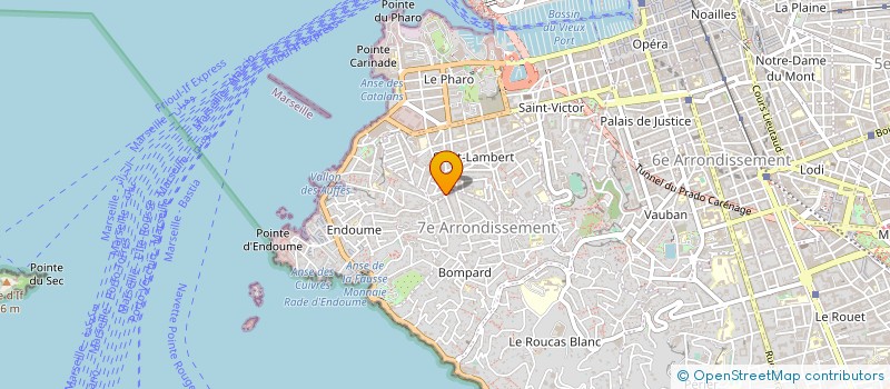 localisation de l'entreprise LA PICCOLA ITALIA à MARSEILLE