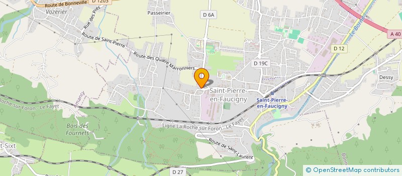 localisation de l'entreprise LA PICCOLA SICILIA  SAINT-PIERRE-EN-FAUCIGNY