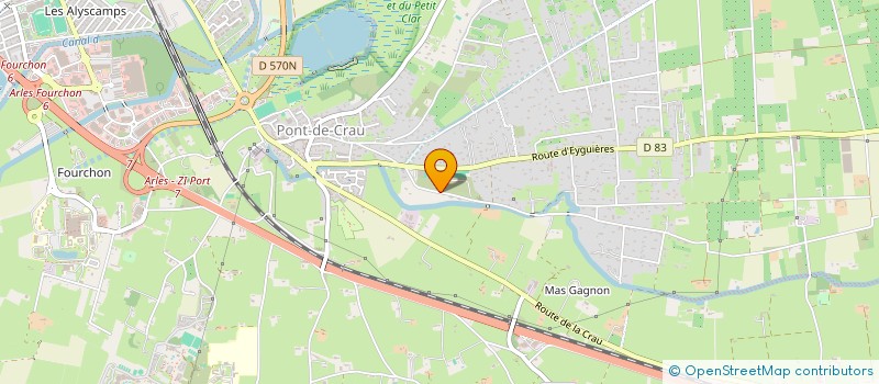 localisation de l'entreprise LA PICHADE à ARLES