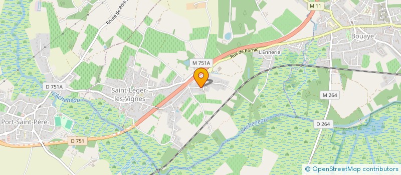 localisation de l'entreprise LA PICHEFOLERIE  SAINT-LEGER-LES-VIGNES