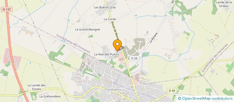 localisation de l'entreprise LA PICHERIA à GRANDCHAMP-DES-FONTAINES