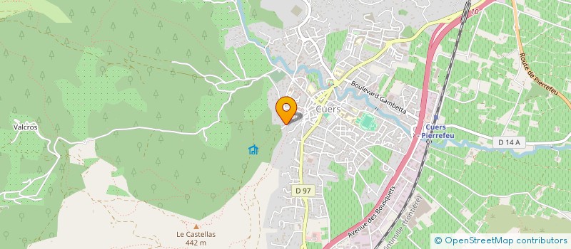 localisation de l'entreprise LA PICHOLINE à CUERS