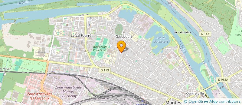 localisation de l'entreprise LA PICHOLINE  MANTES-LA-JOLIE