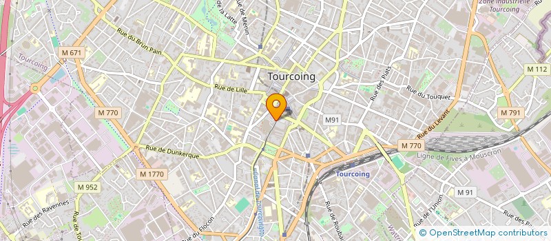 localisation de l'entreprise LA PIDOJE  TOURCOING