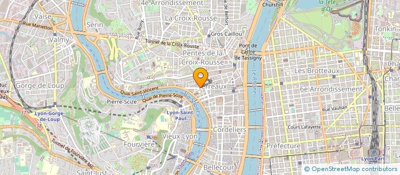 localisation de l'entreprise LA PIE  LYON