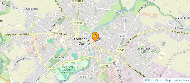 localisation de l'entreprise LA PIE  FONTENAY-LE-COMTE