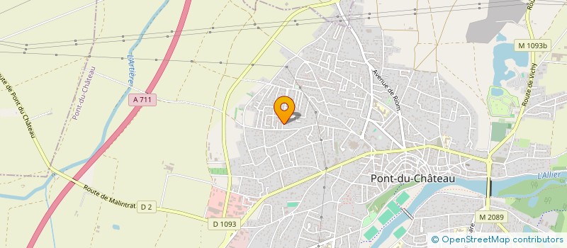 localisation de l'entreprise LA PIE EN SMOKING  PONT-DU-CHATEAU