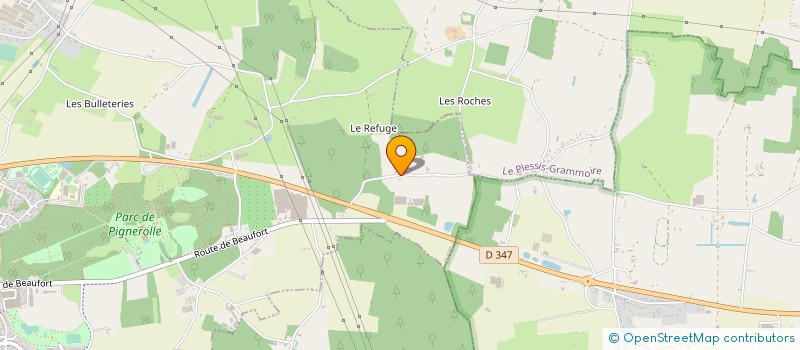 localisation de l'entreprise LA PIE HARDIE JEUNES PLANTS à SAINT-BARTHELEMY-D'ANJOU