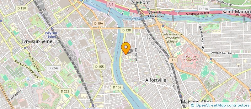 localisation de l'entreprise LA PIE QUI DIT à ALFORTVILLE