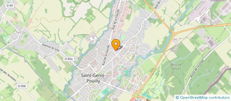 localisation de l'entreprise LA PIECE à SAINT-GENIS-POUILLY