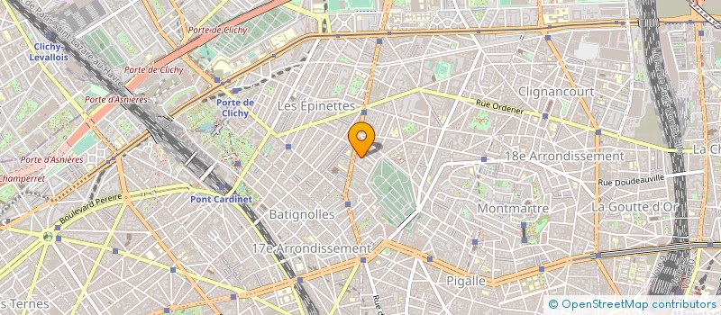 localisation de l'entreprise LA PIECE ANGLAISE à PARIS