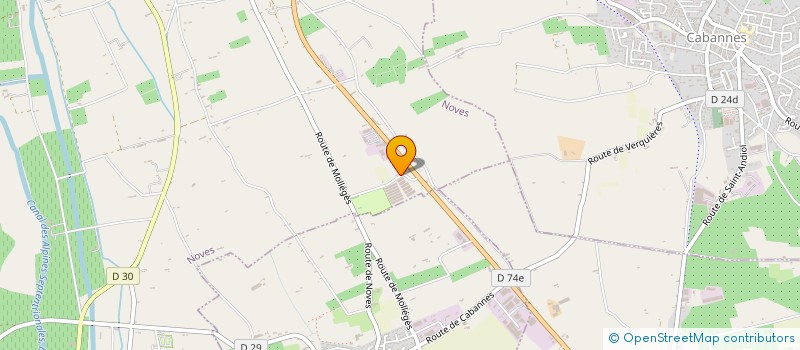 localisation de l'entreprise LA PIECE AUTO  NOVES