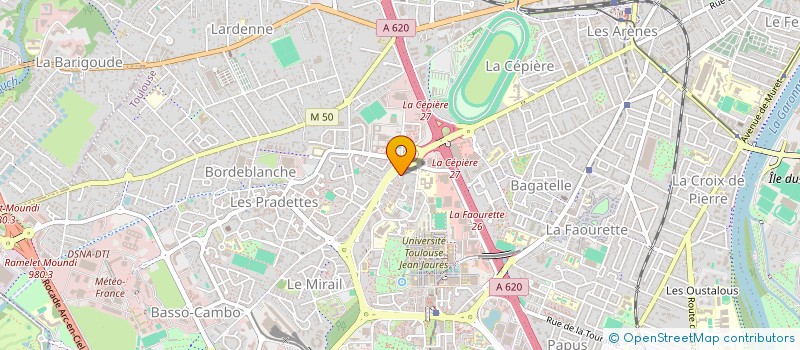 localisation de l'entreprise LA PIECE AUTOMOBILES à TOULOUSE