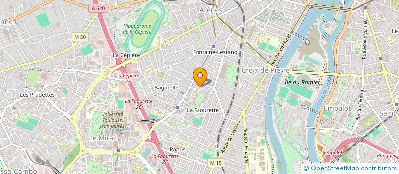 localisation de l'entreprise LA PIECE D'OR ET D'ARGENT à TOULOUSE