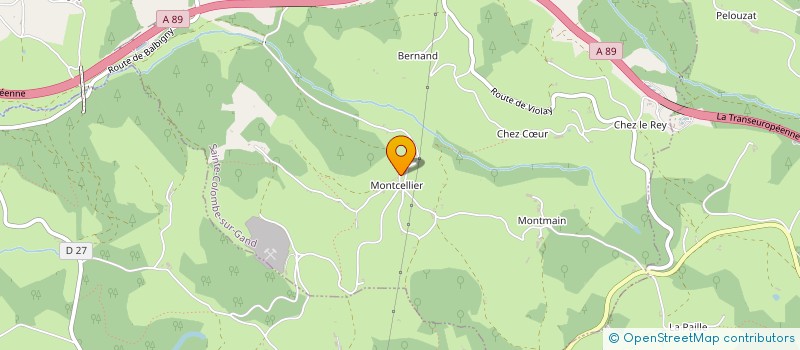 localisation de l'entreprise LA PIECE MOINS CHERE  SAINTE-COLOMBE-SUR-GAND