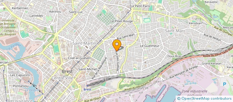 localisation de l'entreprise LA PIERRE 29 à BREST