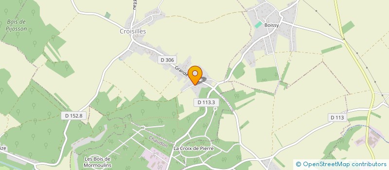 localisation de l'entreprise LA PIERRE à CROISILLES