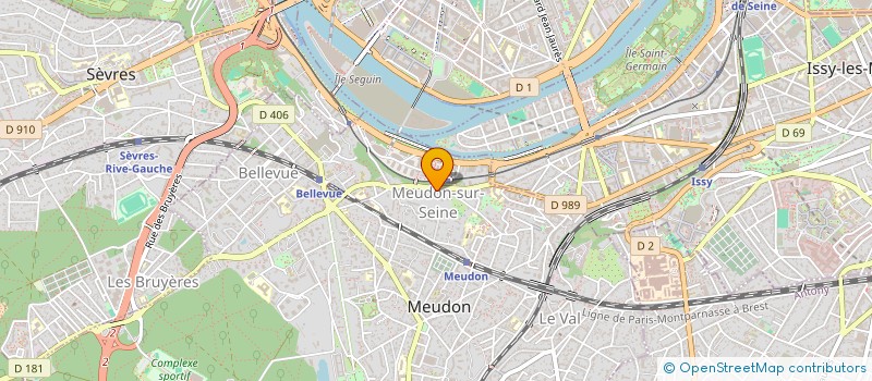 localisation de l'entreprise LA PIERRE à MEUDON