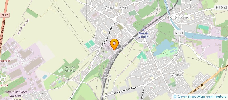 localisation de l'entreprise LA PIERRE  VENDIN-LE-VIEIL