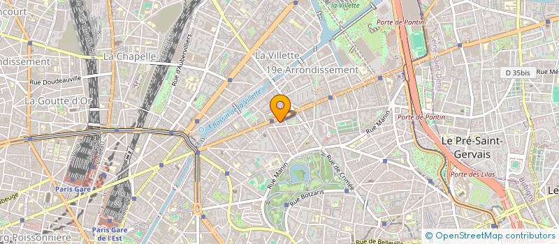 localisation de l'entreprise LA PIERRE A MOUSSEAU à PARIS