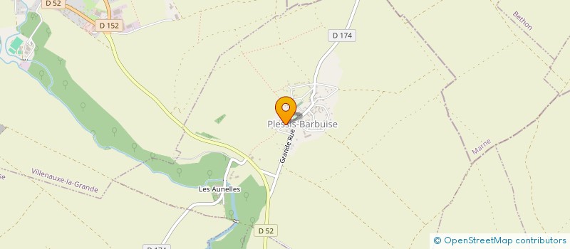 localisation de l'entreprise LA PIERRE A VIN à PLESSIS-BARBUISE