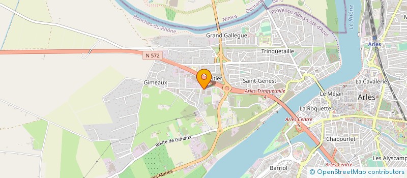 localisation de l'entreprise LA PIERRE AU CARRE à ARLES