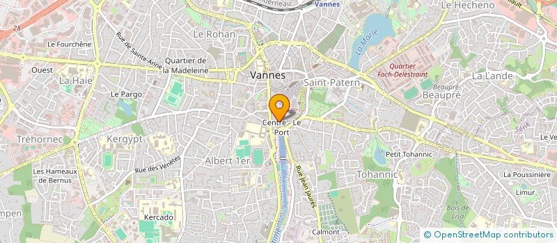 localisation de l'entreprise LA PIERRE AU COEUR à VANNES