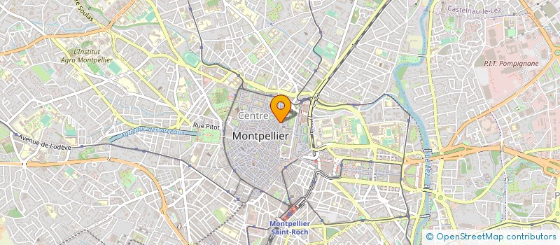 localisation de l'entreprise LA PIERRE CHAUDE à MONTPELLIER