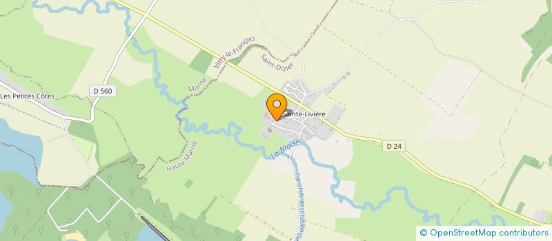 localisation de l'entreprise LA PIERRE CHAUDE à ECLARON-BRAUCOURT-SAINTE-LIVIERE