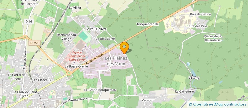 localisation de l'entreprise LA PIERRE CHINONAISE ET FRANCILIENNE à CHINON